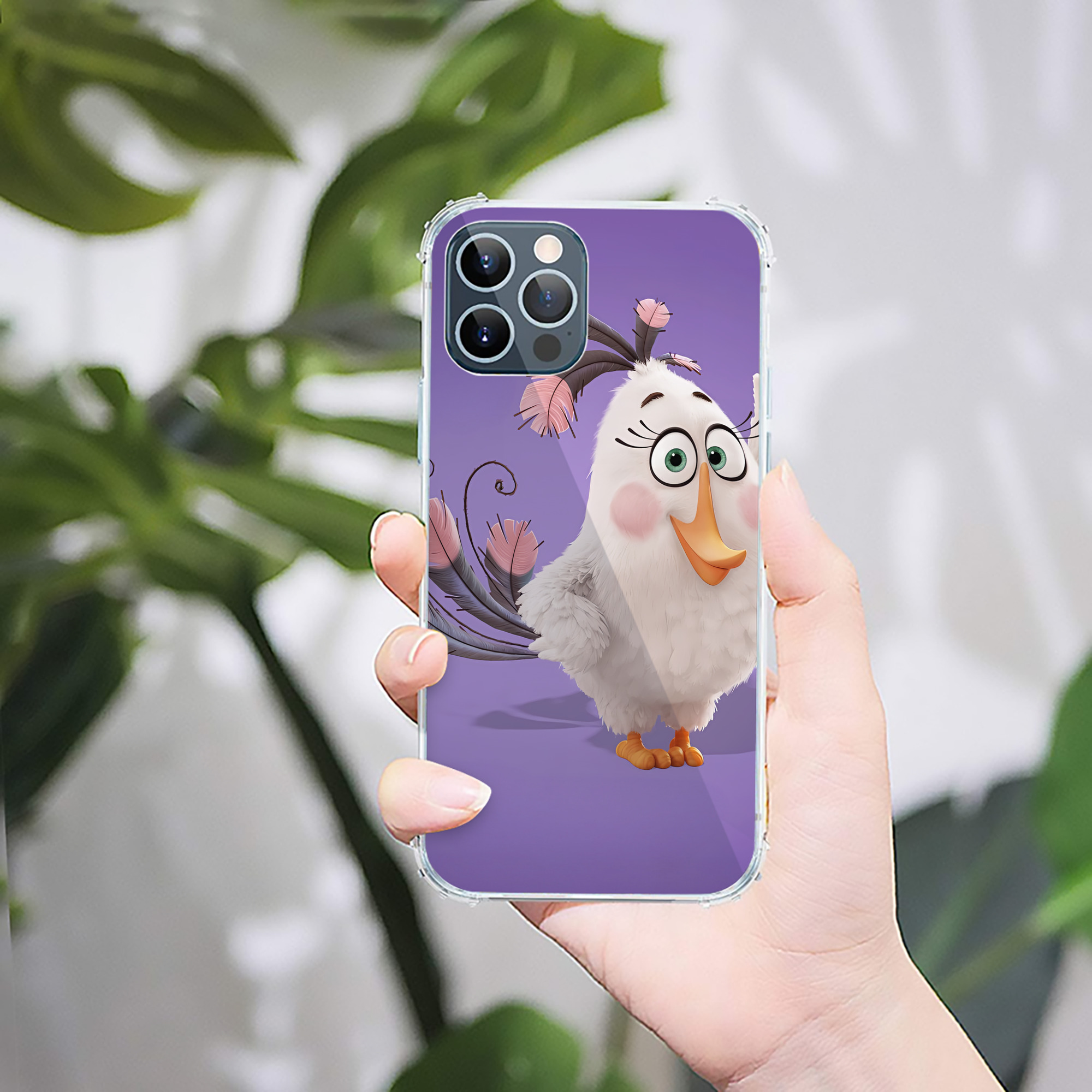 （画像用） Angry Birds アングリーバード 【iPhone 12シリーズ対応】透明スマホケース（クリアソフトケース）